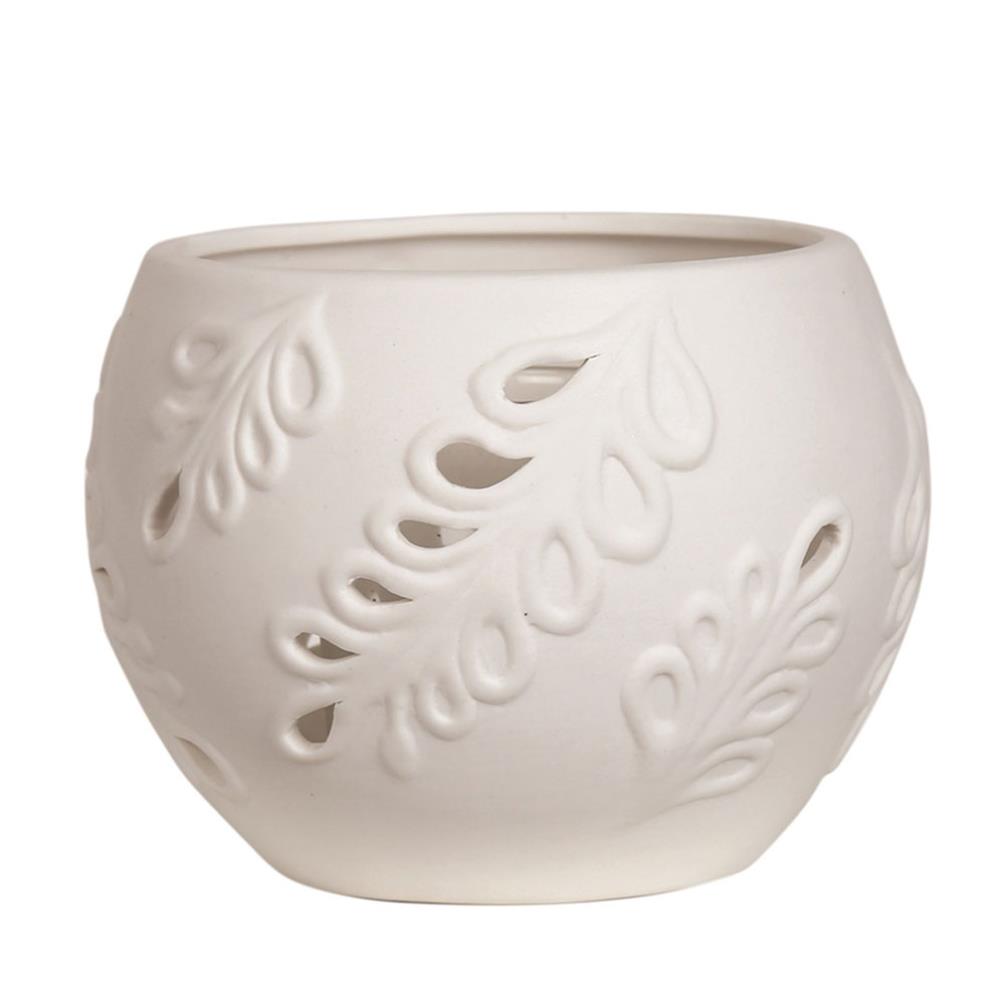 Leaf Globe Ceramic Tea Light Holder £2.99